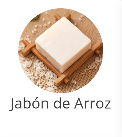 Jabón Exfoliante:

Suave y aclarador, ayuda a iluminar la piel mientras la nutre e hidrata. Su fórmula natural deja una sensación de frescura y suavidad, ideal para un cuidado diario delicado.